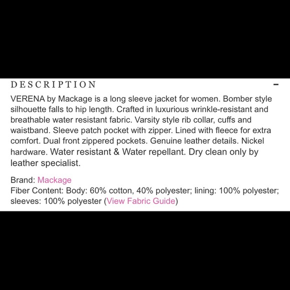 Mackage Verena Bomber Jacket - Picture 4 of 6